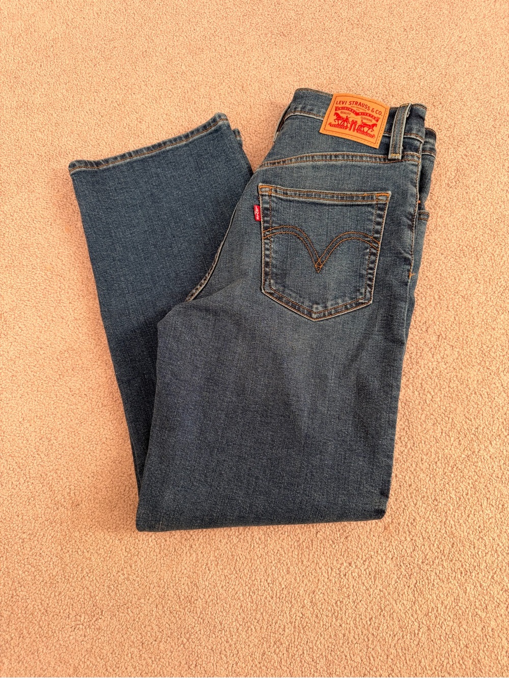 Levi's ribcage ankle straight